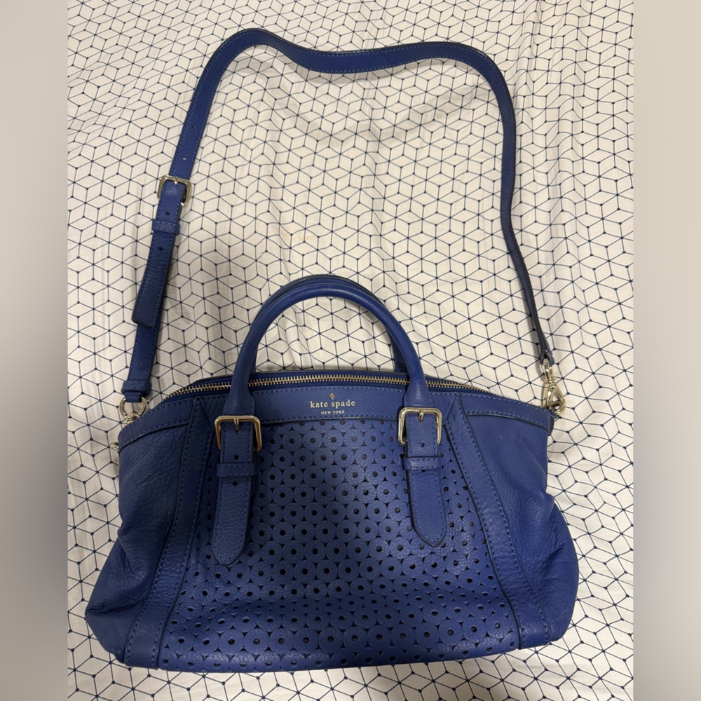 Kate Spade blue shoulder and cross body bag